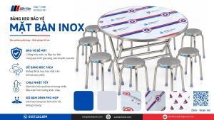 Băng keo bảo vệ mặt bàn inox sbv film